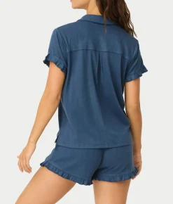 Pointelle Essentials 3-Piece Knit Pajama Set