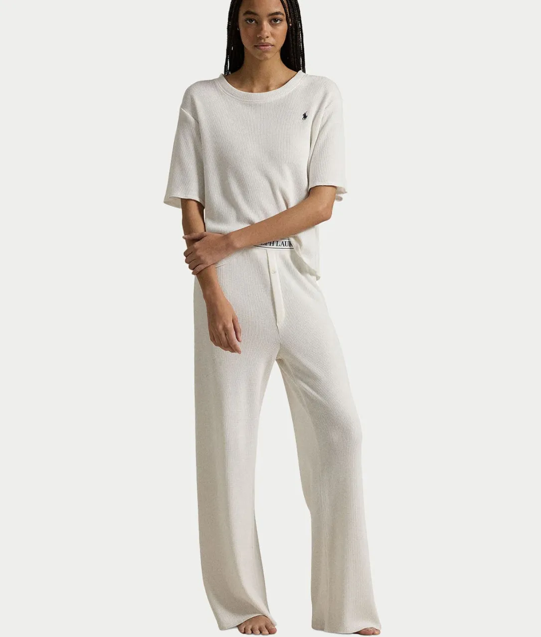 Polo Club Terry Knit Short Sleeve Pajama Set