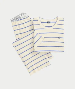 Polo Club Terry Knit Short Sleeve Pajama Set