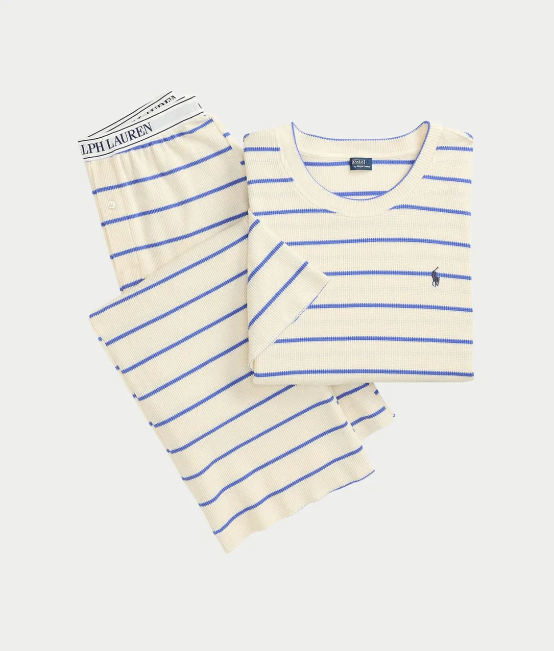 Polo Club Terry Knit Short Sleeve Pajama Set
