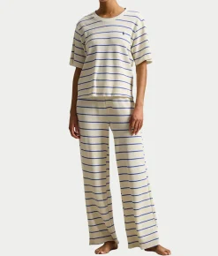Polo Club Terry Knit Short Sleeve Pajama Set
