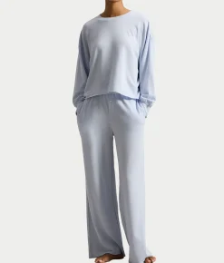 Polo Club Terry Wide Leg Pants Set