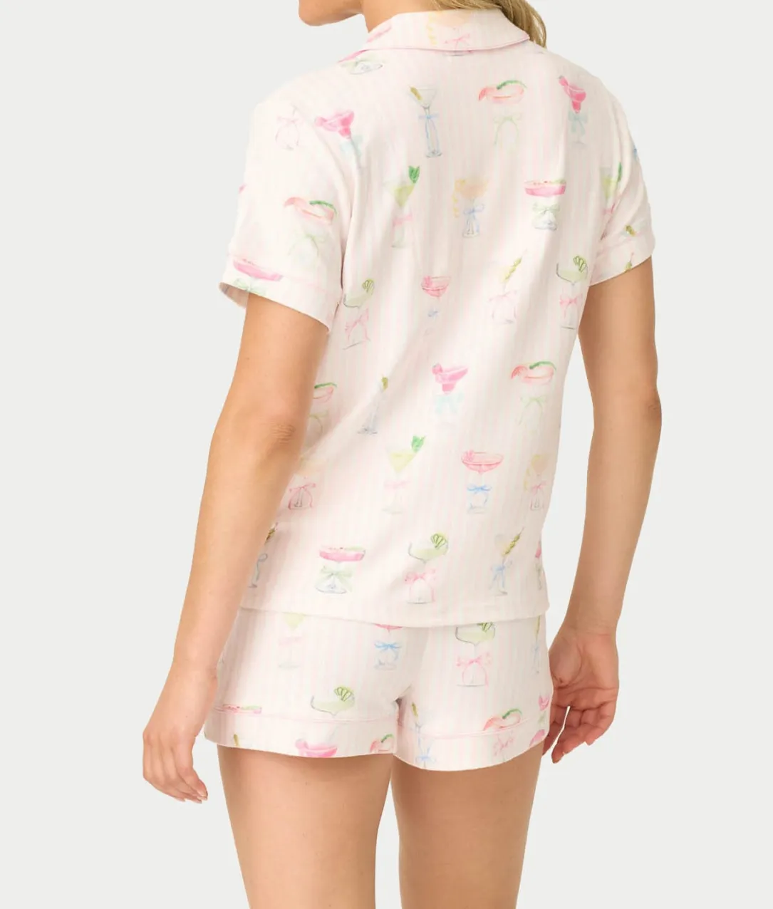 Pretty Punch Cocktail 3-Piece Knit Pajama Set