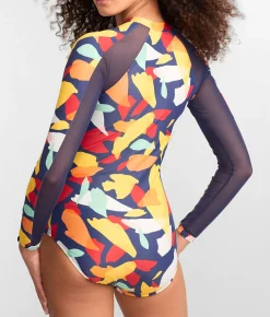 Puglia Grace Rashguard Zip-Up One-Piece