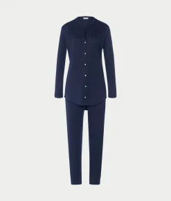 Pure Essence Button Front Soft Cotton Pajama Set