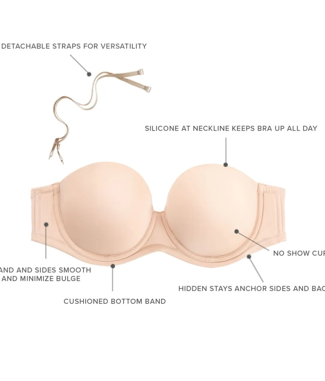 Red Carpet™ Strapless Bra