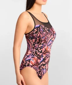 Retro Butterfly Frascati Slimming One-Piece