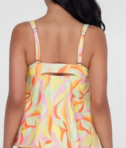 Ring-Front Underwire Tankini Top