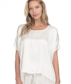Roxxy Satin Lounge Top