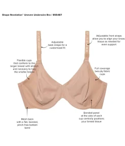 Shape Revelation Uneven Bra