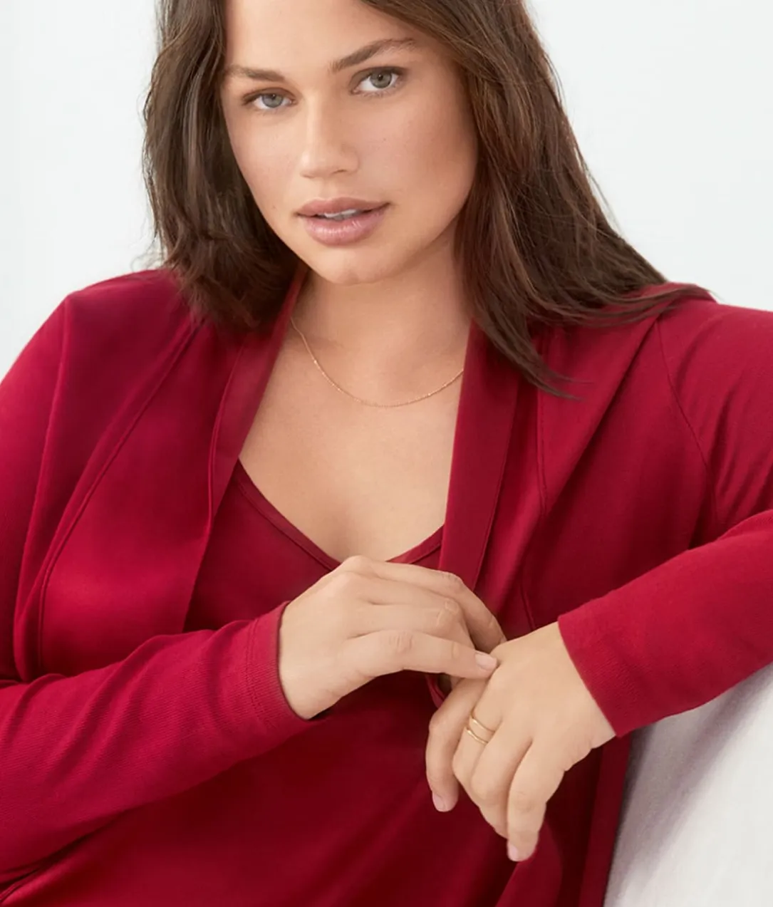 Shelby Knit Lounge Cardigan Wrap
