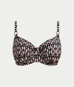 Shell Bay Gather Full Cup Bikini Top