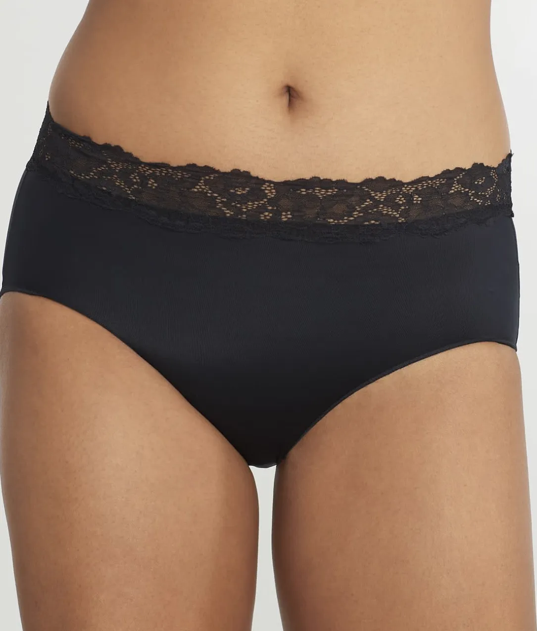 Shine Brief With Lace