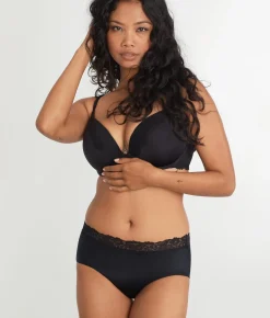 Shine Brief With Lace