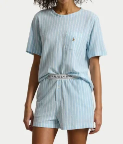 Short Sleeve Knit Short Set