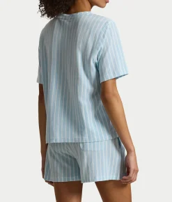 Short Sleeve Knit Short Set