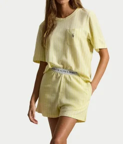 Short Sleeve Knit Short Set