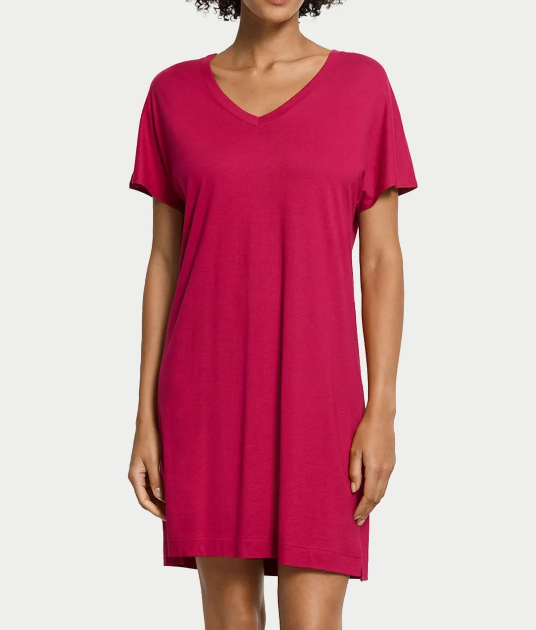 Sleep and Lounge V-Neck Cotton And TENCEL™ Nightgown