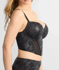 Snakeskin Bustier