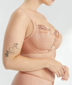 Sofia Embroidered Side Support Bra