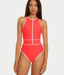 Sport Mode High-Neck One-Piece