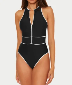 Sport Mode High-Neck One-Piece