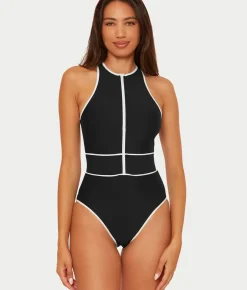 Sport Mode High-Neck One-Piece