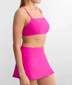 Square Neck Underwire Bralette Bikini Top