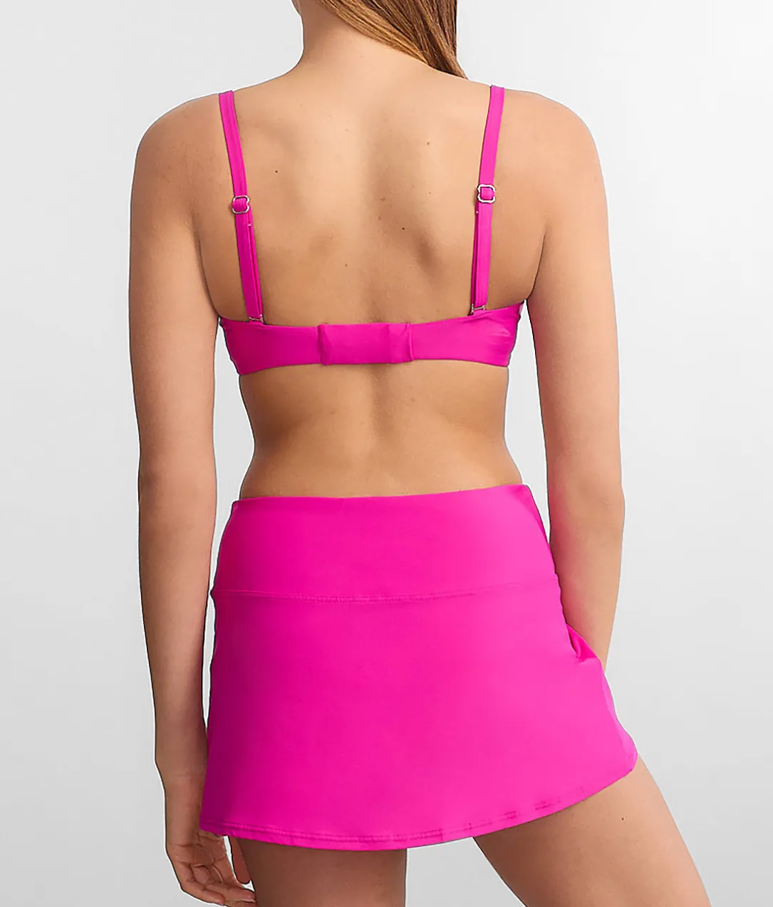 Square Neck Underwire Bralette Bikini Top