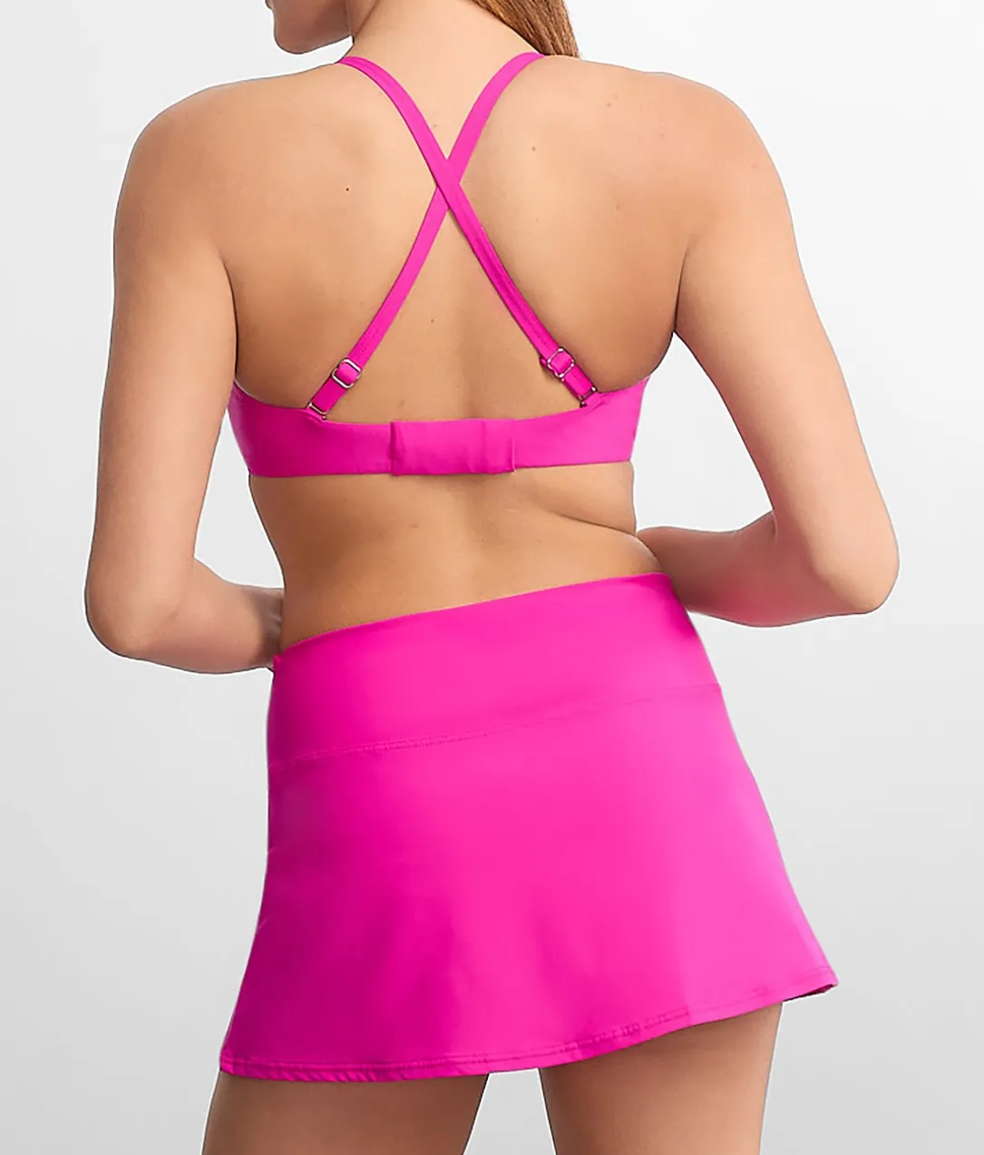 Square Neck Underwire Bralette Bikini Top