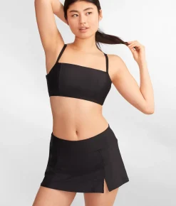 Square Neck Underwire Bralette Bikini Top