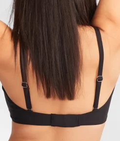 Square Neck Underwire Bralette Bikini Top