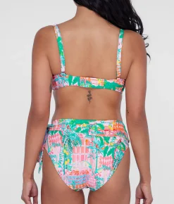 Square Neck Underwire Bralette Bikini Top