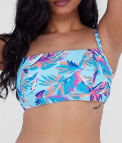 Square Neck Underwire Bralette Bikini Top