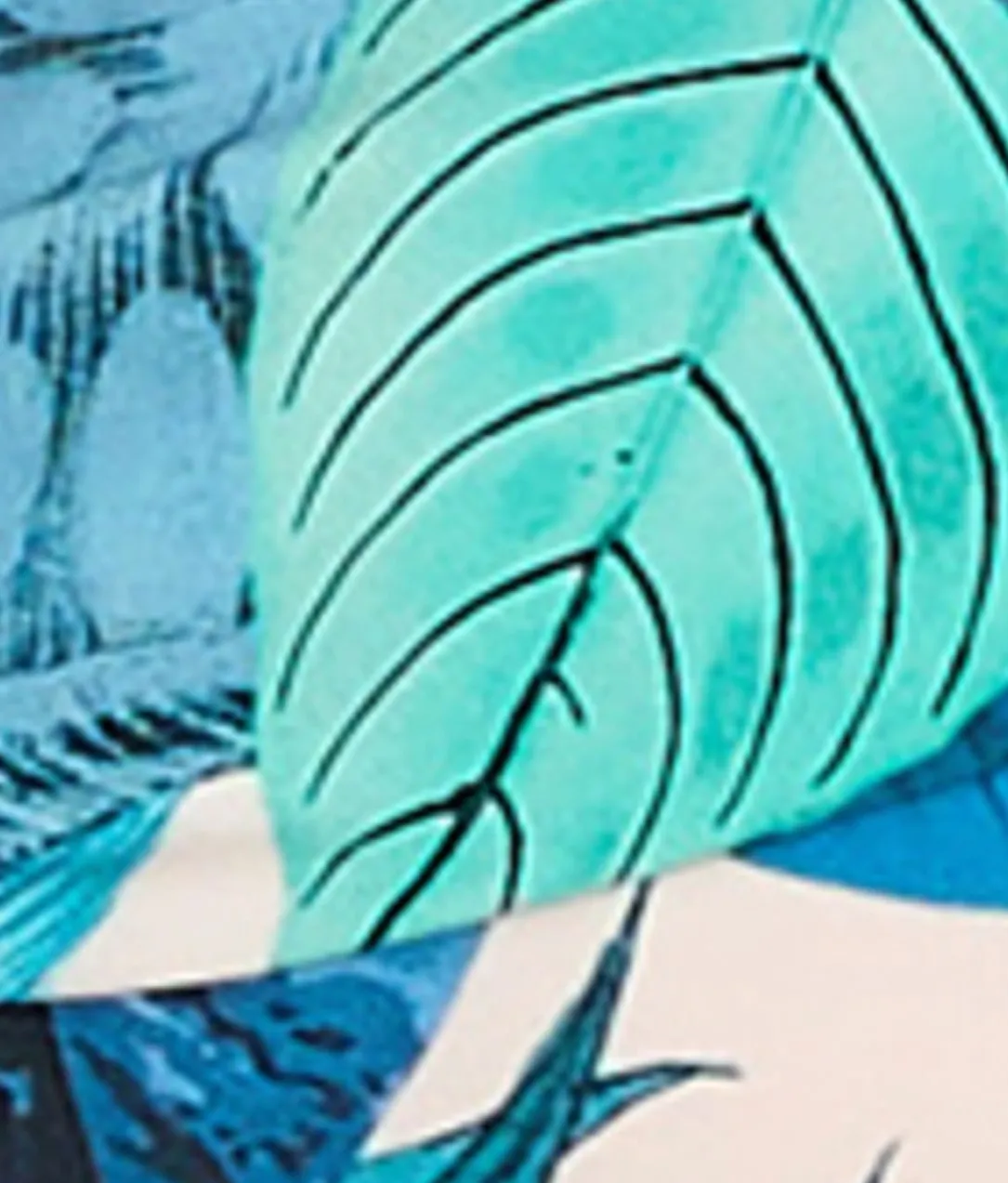 Submarine Blue Elna Bikini Top