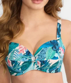 Submarine Blue Elna Bikini Top