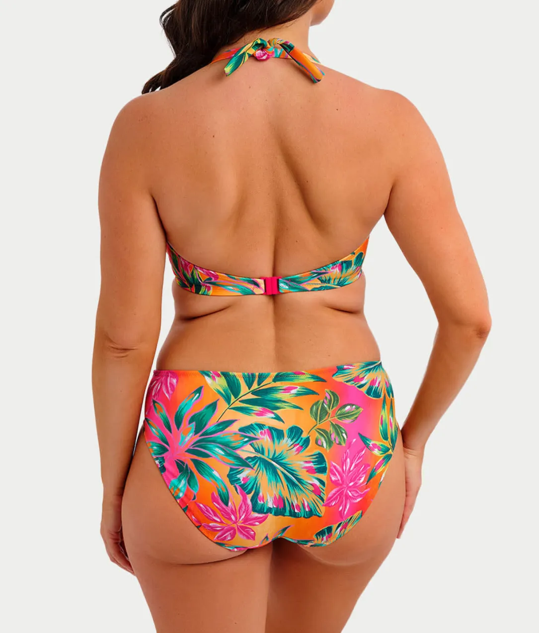 Sunset Reef Halter Bikini Top