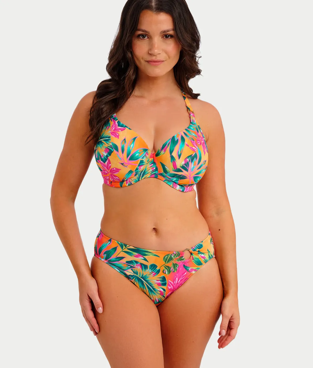 Sunset Reef Halter Bikini Top