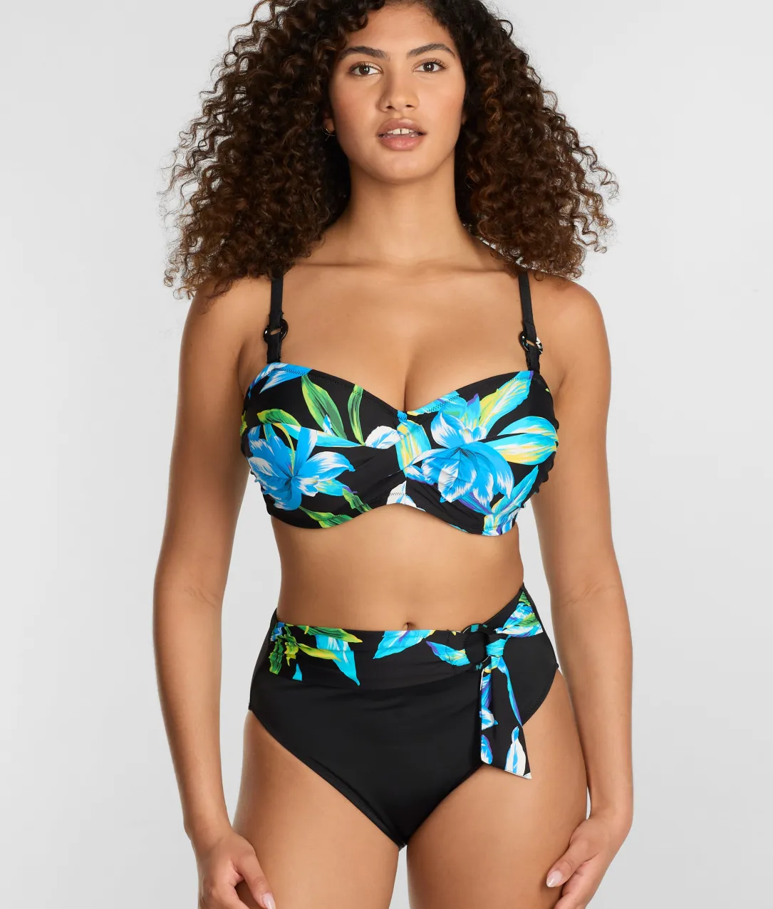 Talm Beach Twist Bandeau Bikini Top