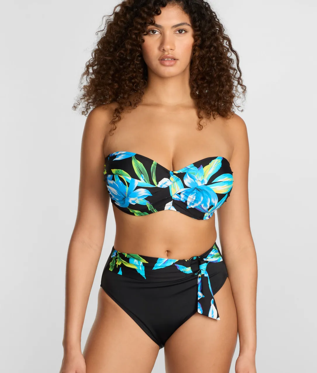 Talm Beach Twist Bandeau Bikini Top