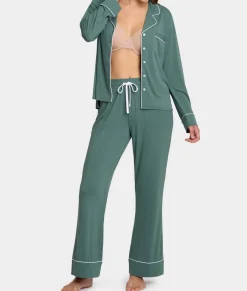 The Cooling Piped Pajama Set