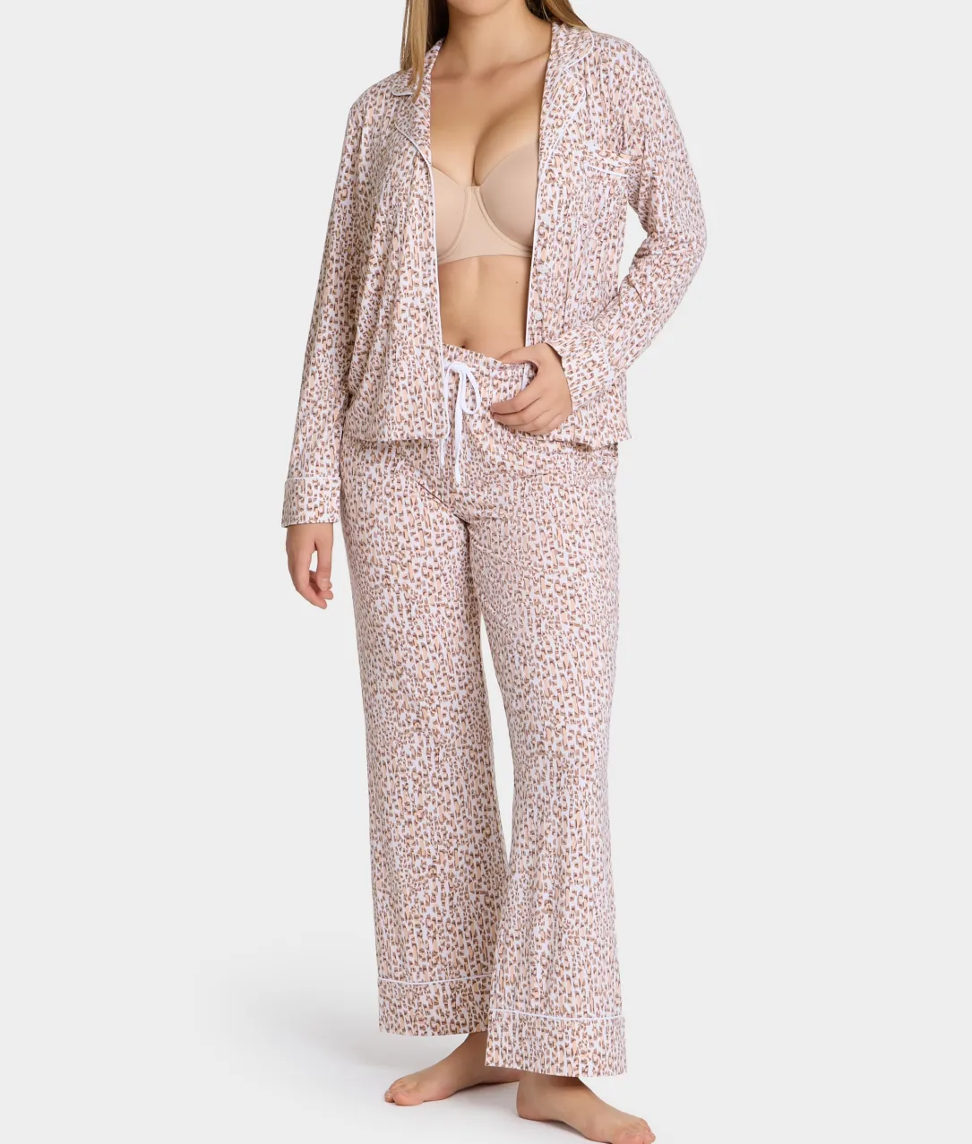 The Cooling Piped Pajama Set