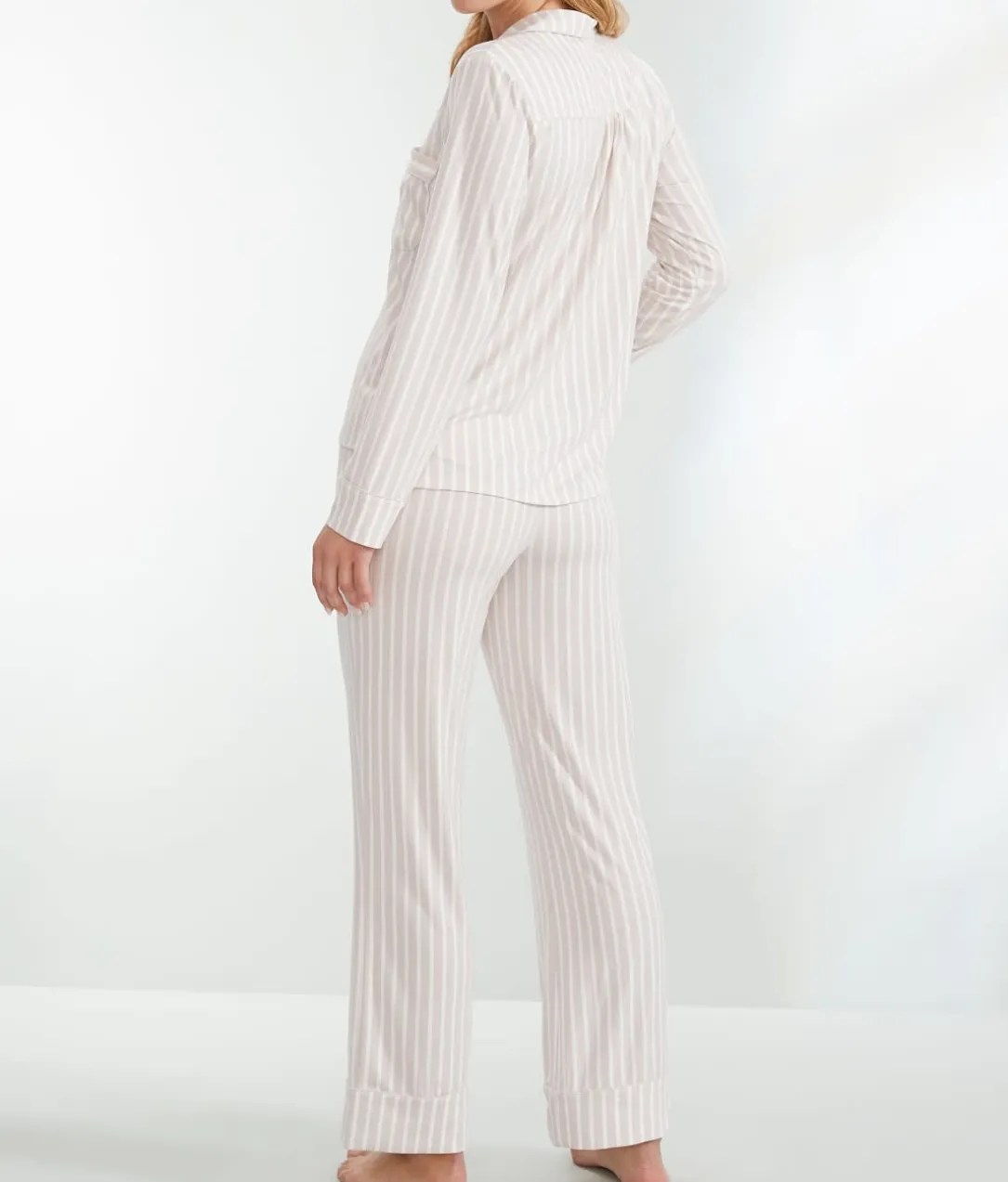 The Cooling Piped Pajama Set