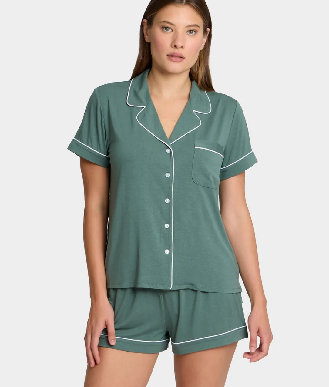 The Cooling Piped Shorts Set