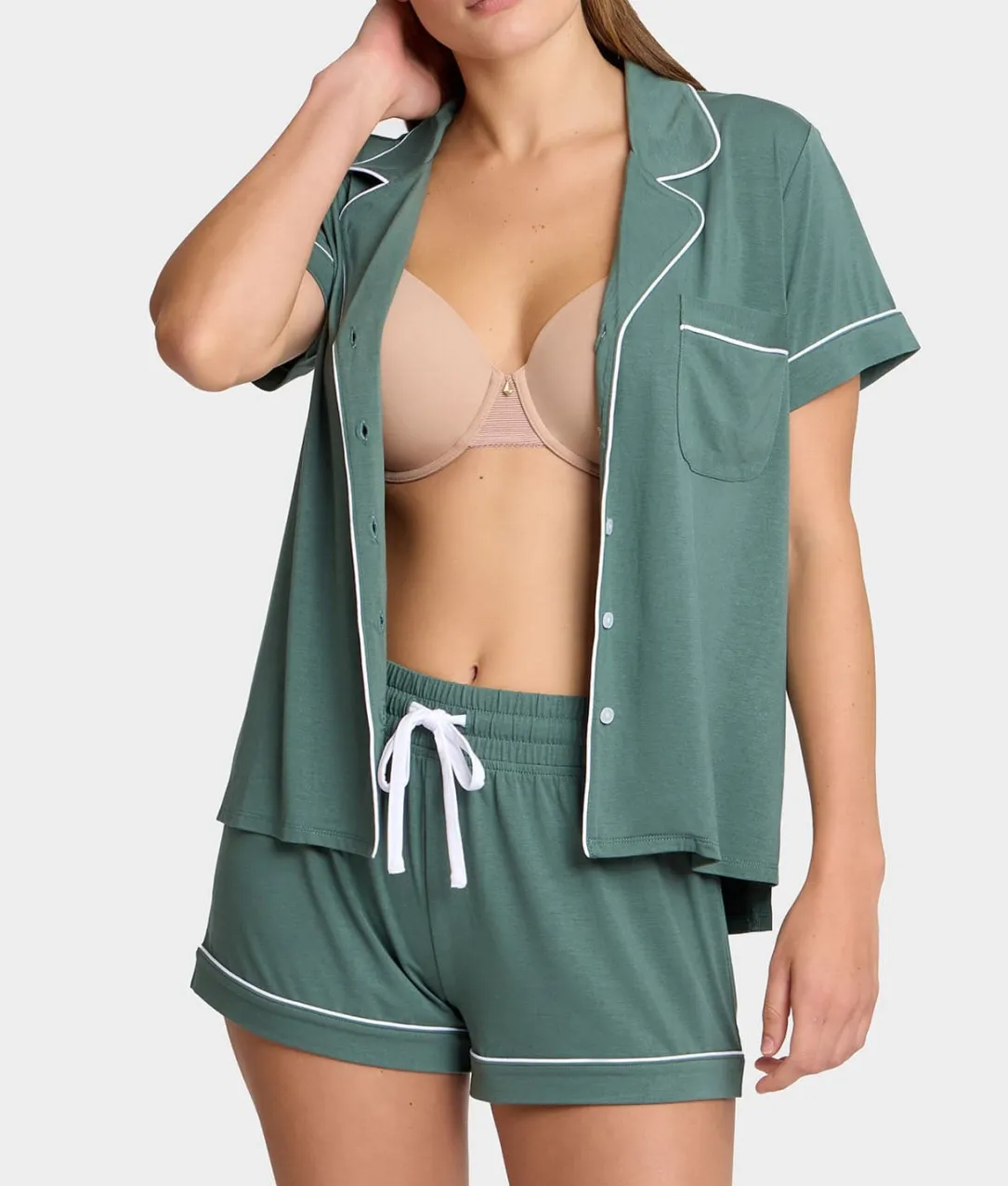 The Cooling Piped Shorts Set