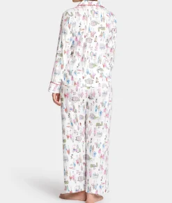 The Cozy Brushed Cotton Printed Pajama Set