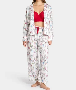 The Cozy Brushed Cotton Printed Pajama Set