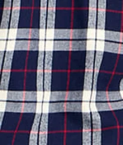 The Cozy Plaid Brushed Cotton Pajama Set