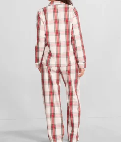 The Cozy Plaid Brushed Cotton Pajama Set