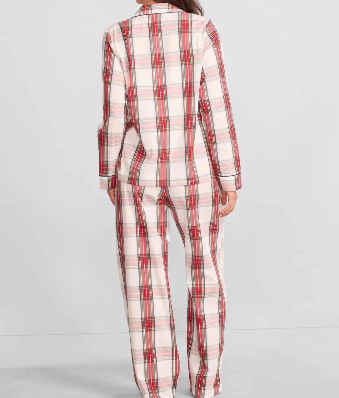 The Cozy Plaid Brushed Cotton Pajama Set
